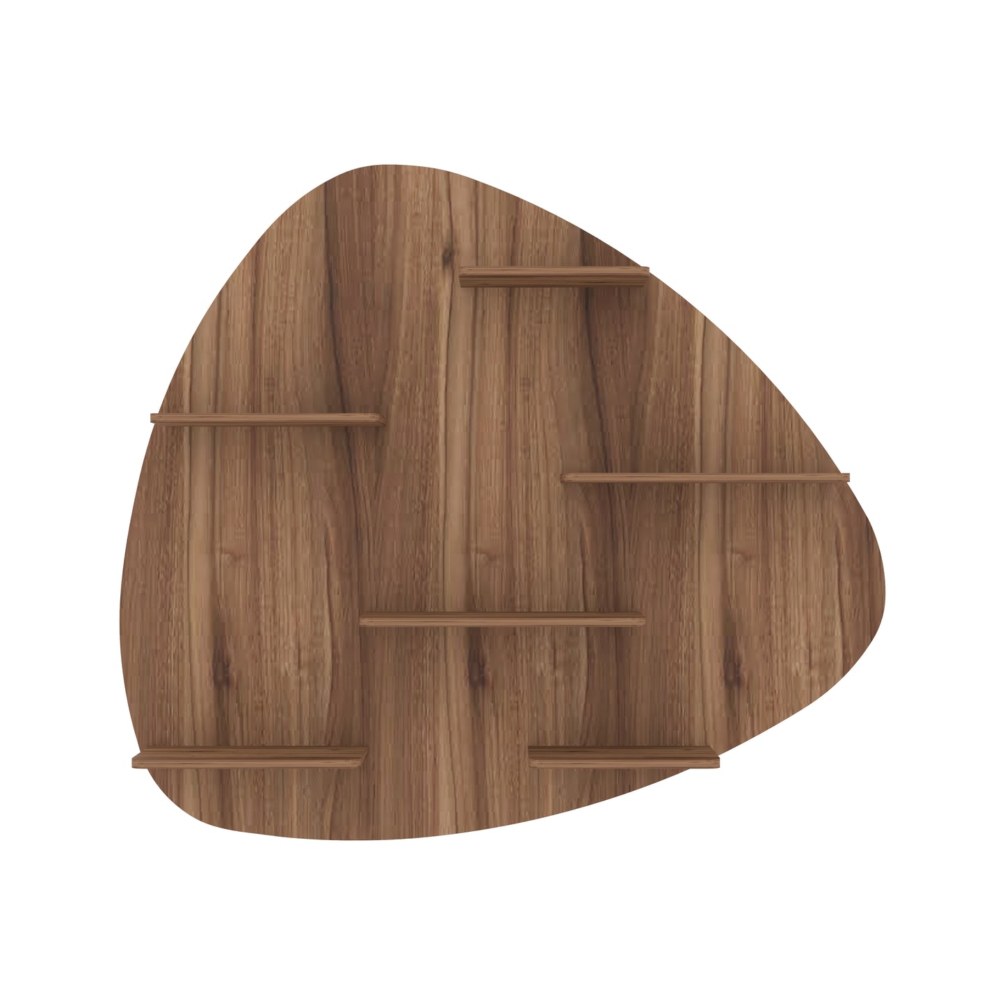 Vicks Decor Wall Shelf (Walnut)