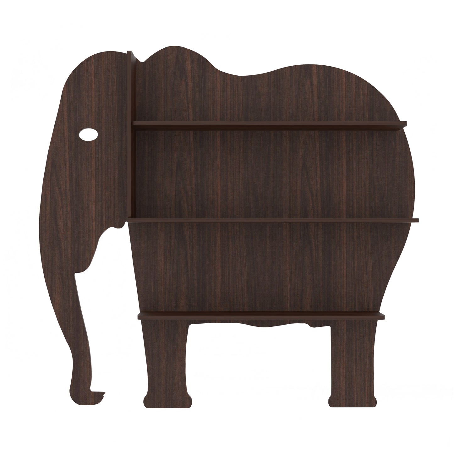 Elephant Decor Wall Shelf (Wenge)