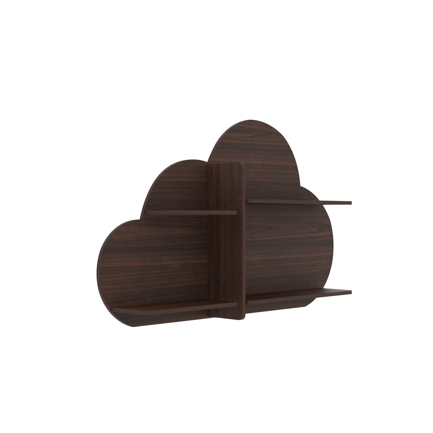 Cloud Decor Wall Shelf (Wenge)