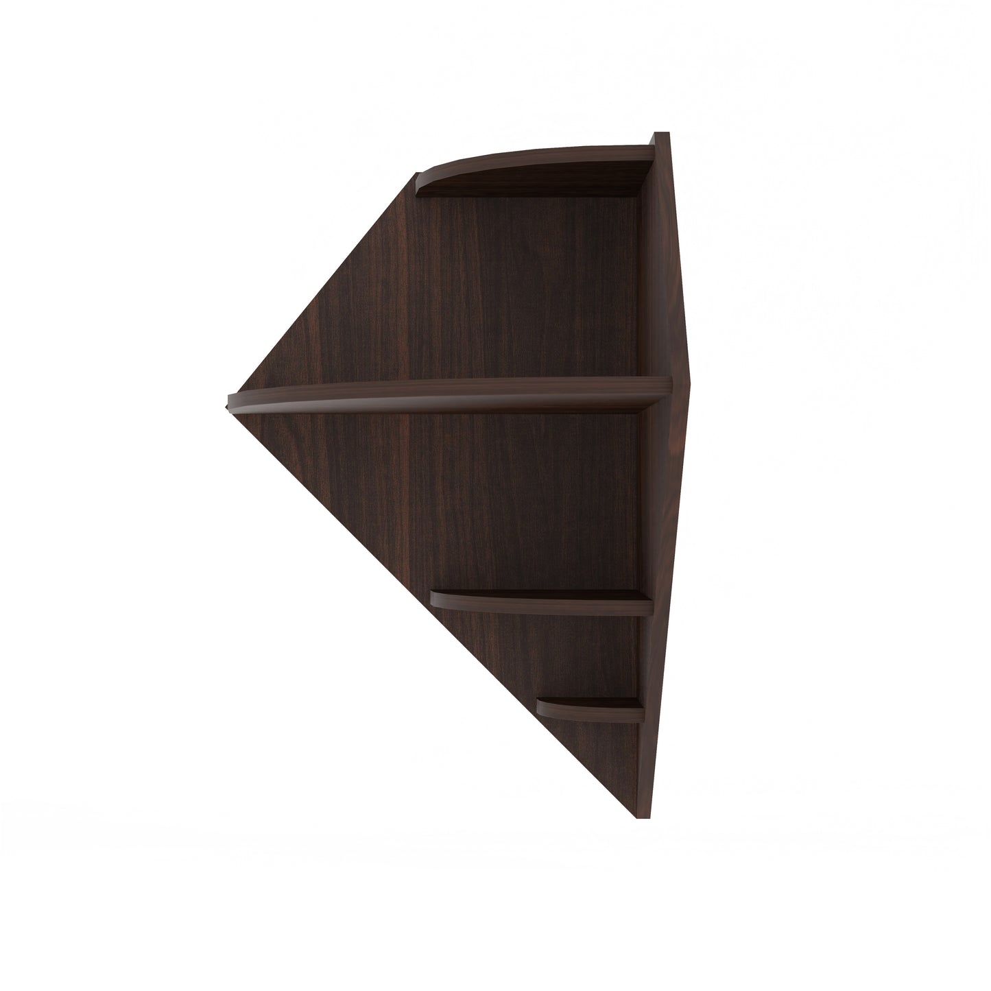 Diamond Decor Wall Shelf (Wenge)