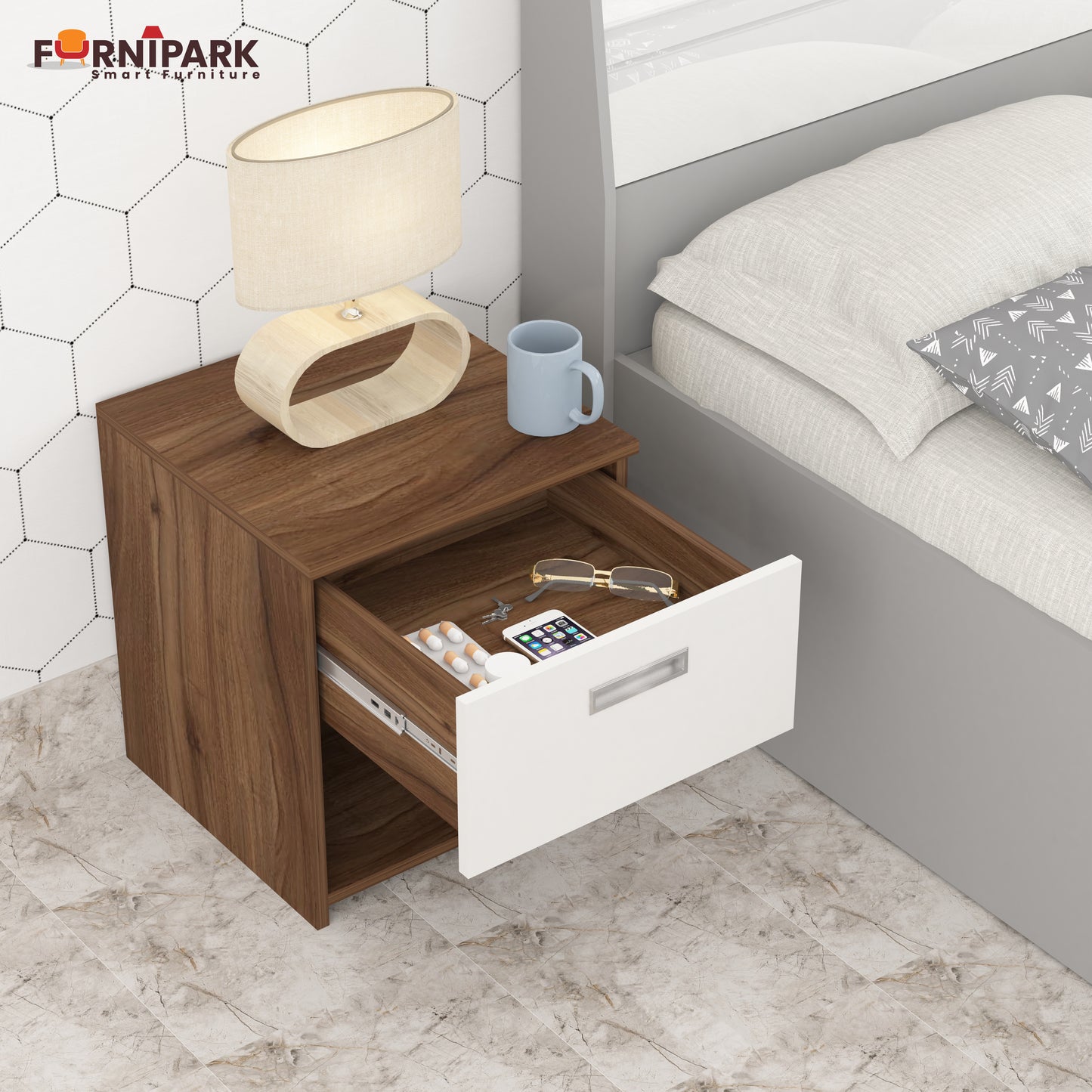 Drawer-in-Drawer Hideaway Cabinet