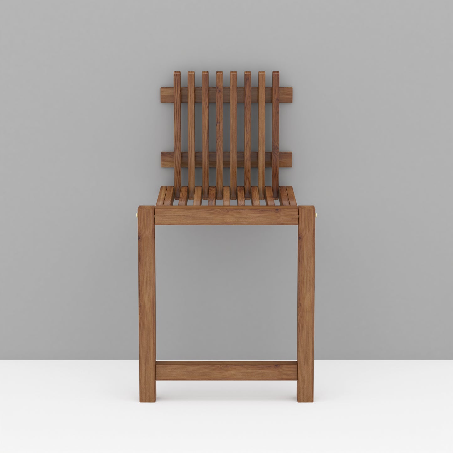 Wall mount foldable chair - Walnut