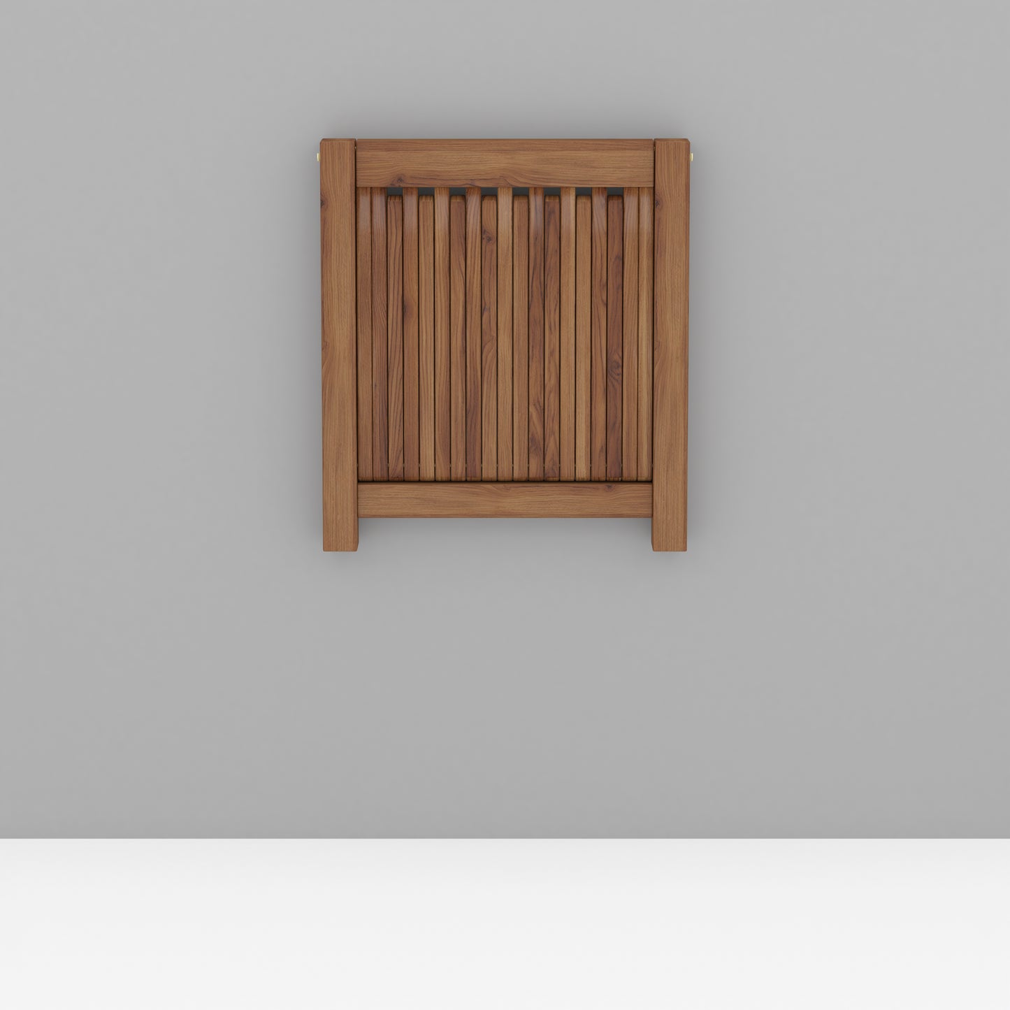 Wall mount foldable chair - Walnut