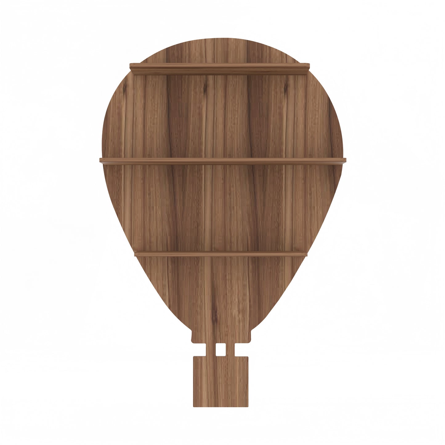 Hot Air Balloon Decor Wall Shelf (Walnut)