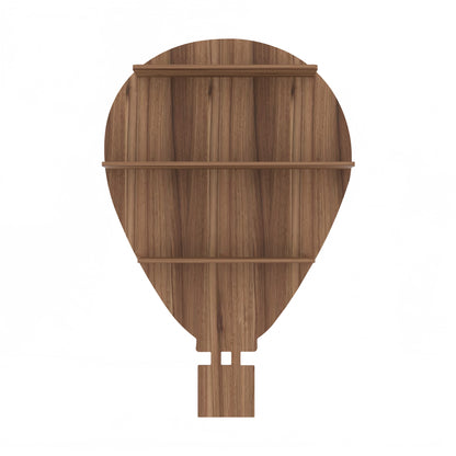 Hot Air Balloon Decor Wall Shelf (Walnut)