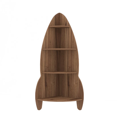 Rocket Decor Wall Shelf (Walnut)