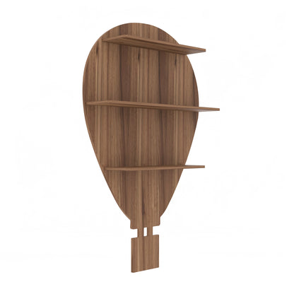 Hot Air Balloon Decor Wall Shelf (Walnut)