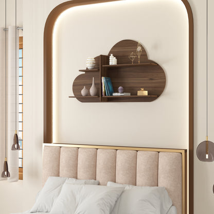 Cloud Decor Wall Shelf (Walnut)