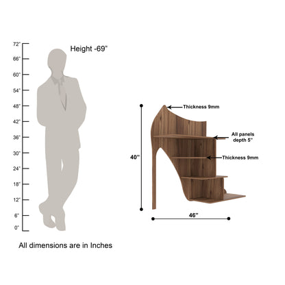 Sandal Shape Wall Shelf