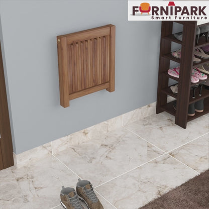 Wall mount foldable chair - Walnut