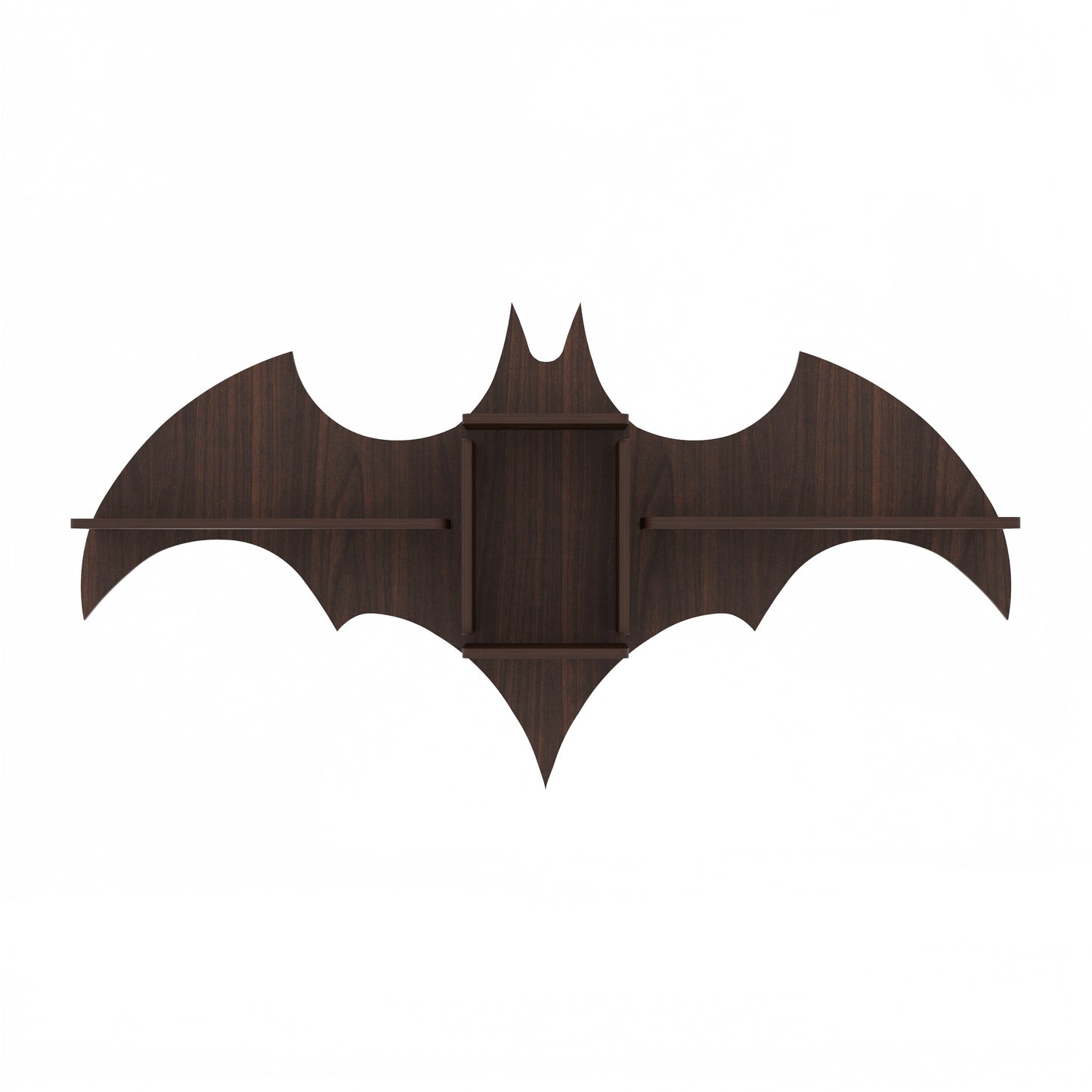 Bat Decor Wall Shelf (Wenge)