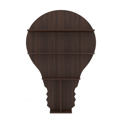 Bulb Decor Wall Shelf (Wenge)