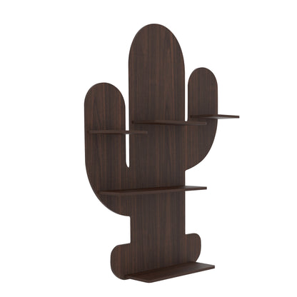 Cactus Decor Wall Shelf (Wenge)