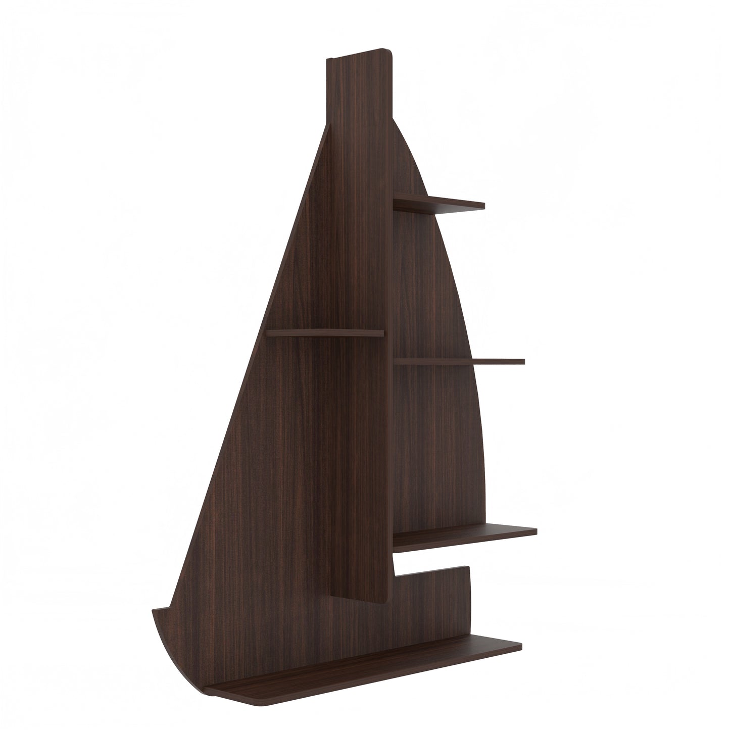 Ship Decor Wall Shelf (Wenge)