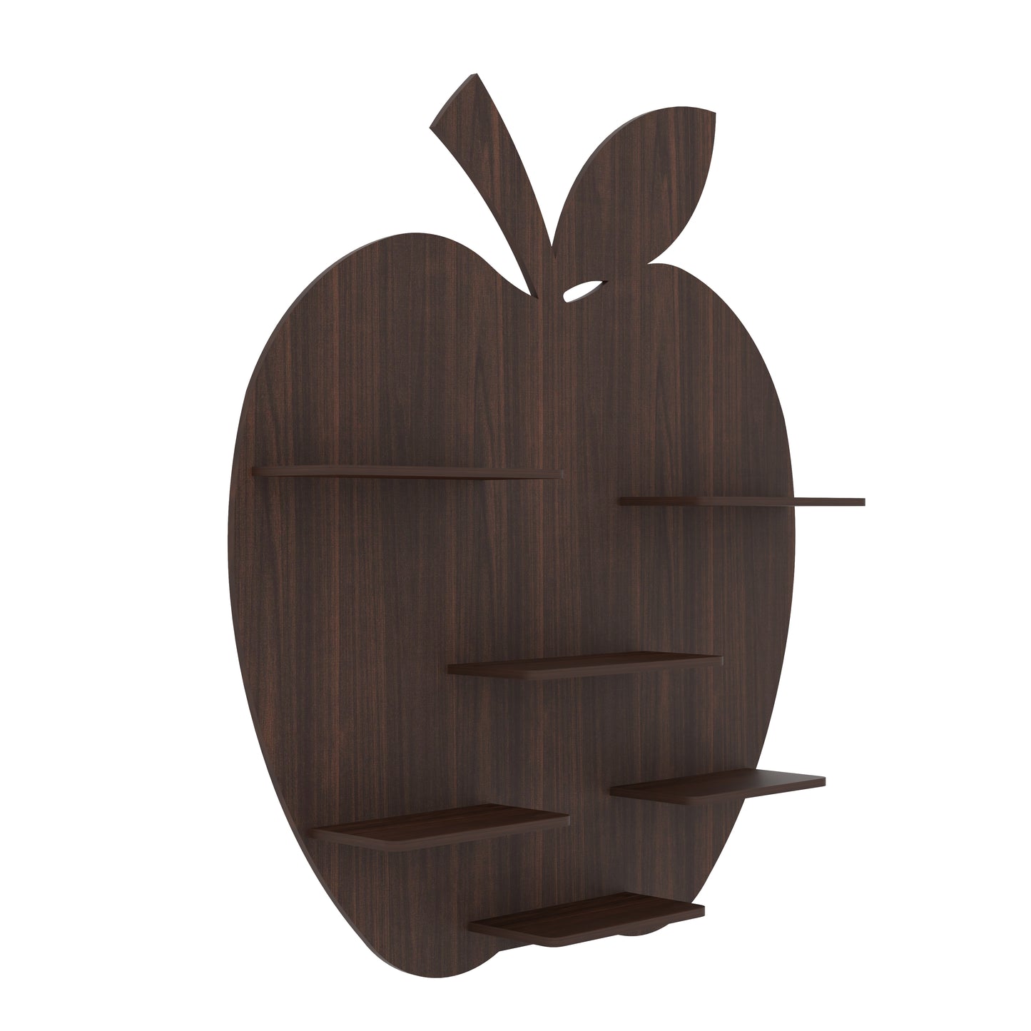 Apple Decor Wall Shelf (Walnut)