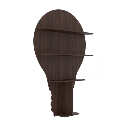 Bulb Decor Wall Shelf (Wenge)