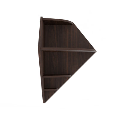 Diamond Decor Wall Shelf (Wenge)