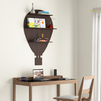 Hot Air Balloon Decor Wall Shelf (Wenge)