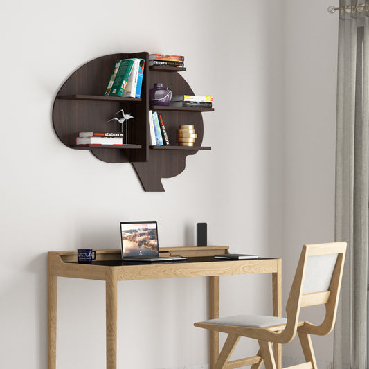 Brain Decor Wall Shelf (Wenge)