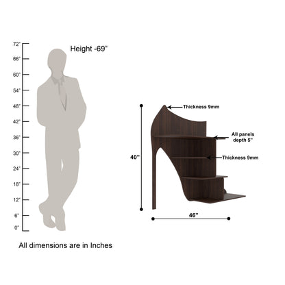 Sandal Shape Wall Shelf