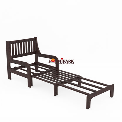 Single Sofa Cum Bed (Walnut)