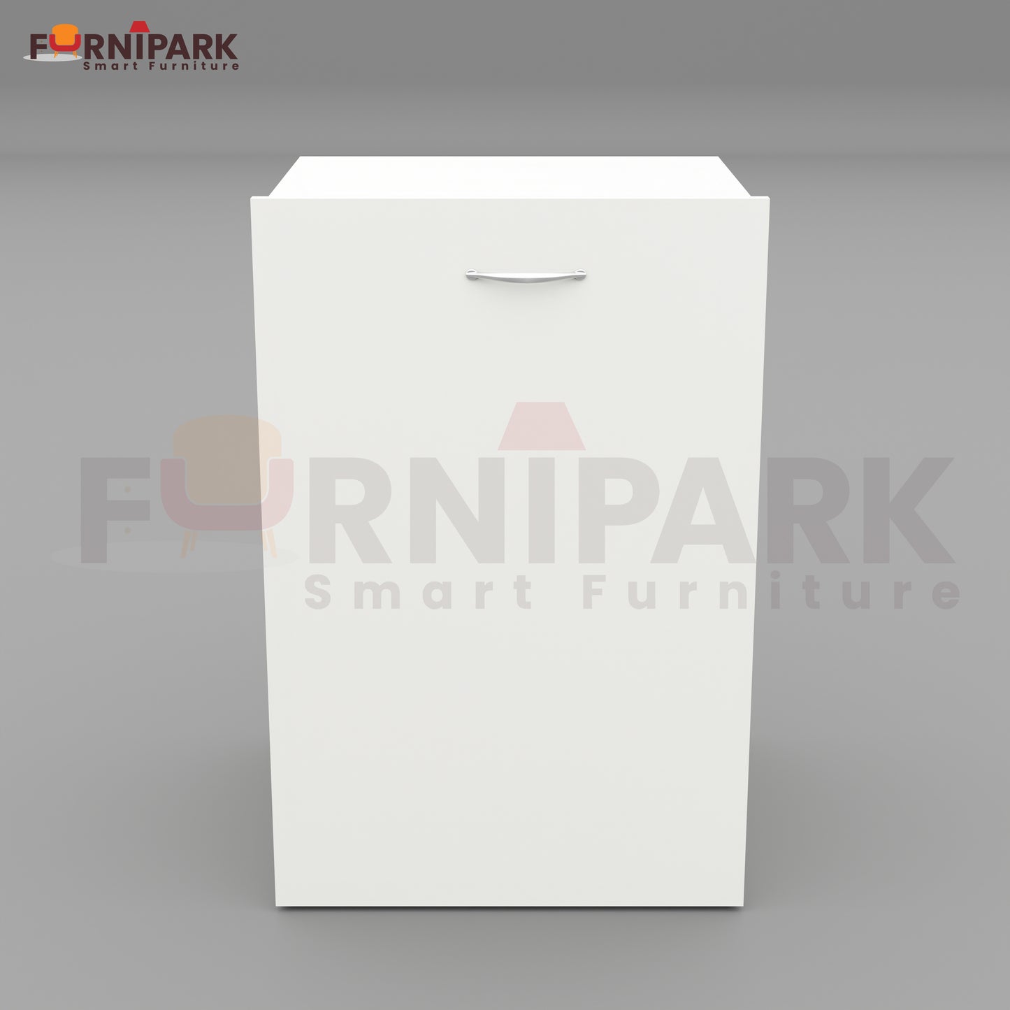 Extendable Table with Drawer (White)